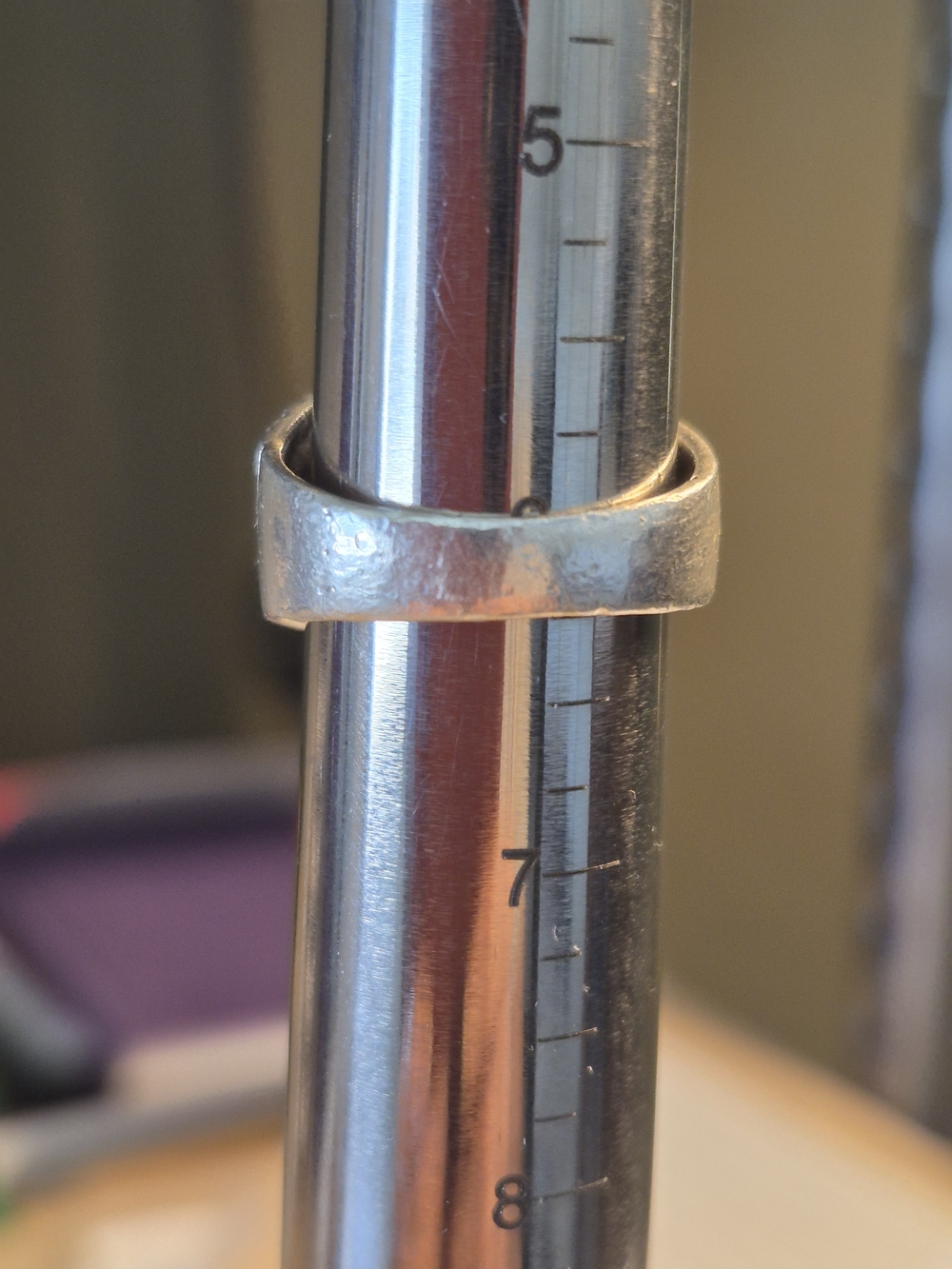 Unique Vintage Silver Face Ring - Picture 8 of 8